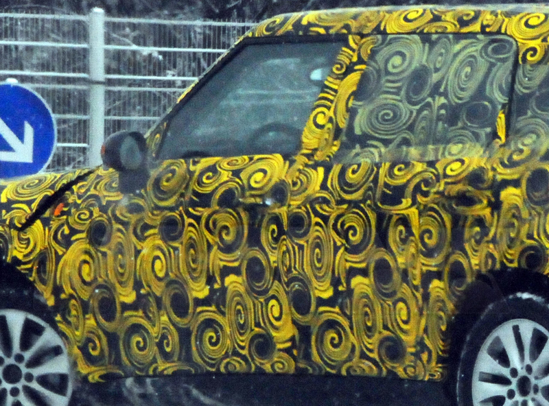 Illustration for article titled MINI Crossover: Little SUV Caught Braving Snowy Weather